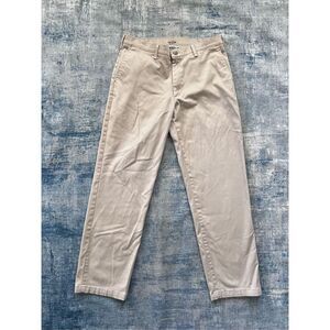 Lee Total Freedom Relaxed Fit Khaki Pants 34 x 30